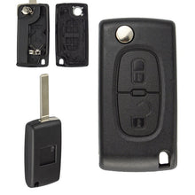 Load image into Gallery viewer, Remote key case 2/3 Flip Folding shell For Peugeot
