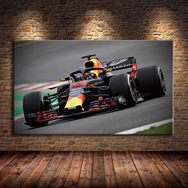 Picture Mclaren F1 Race Car Wall Art Vehicle Posters Prints Canvas Raceway Racing Sport Canvas Painting Living Room Bedroom
