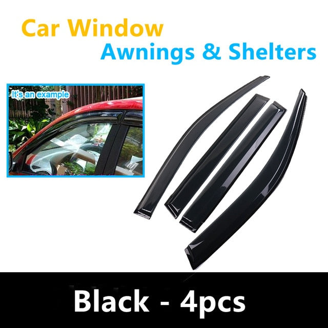 Car Window Accessories for Volkswagen VW Golf 6 MK6 2009~2013 5K Rain Guard Deflector Visor Awnings Shelters 2010 2011 2012