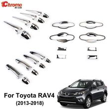 Load image into Gallery viewer, For Toyota RAV4 2013 2014 2015 2016 2017 2018 Chrome Outer Door Handle Catch Trim  Styling
