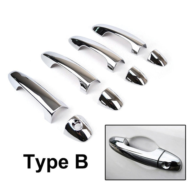 For Toyota RAV4 2013 2014 2015 2016 2017 2018 Chrome Outer Door Handle Catchota  Cover Bowl Cup Cavity Trim Decoration Car Styling