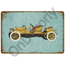 Load image into Gallery viewer, Luxury Cars Retro Pub Bar Decoration Tin Sign Shabby Chic Home Decor Plaque Metal Sign Wall Poster Vintage Decor Art Vintage
