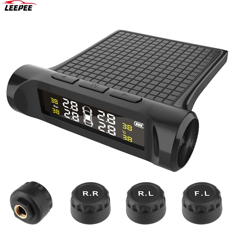 Battery Digital LCD Display Auto Security Alarm Systems Car TPMS Tyre Pressure Monitoring System Tyre Pressure Automobile parts