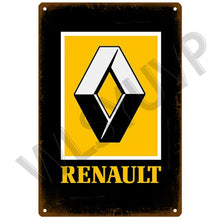 Load image into Gallery viewer, Renault 4CV Car Plaque Metal Vintage Chic Decor Metal Signs Vintage Bar Decoration Metal Poster Pub Metal Plate
