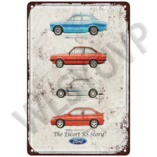 Load image into Gallery viewer, Ford Car Accessories Cobra Retro Metal Sign Tin Sign Plaque Metal Wall Decor Vintage Decor Poster Plates Man Cave Shabby Chic
