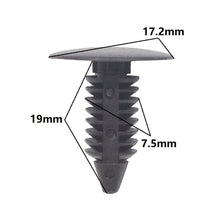 Load image into Gallery viewer, KE LI MI Earn 5 stars New product Gray 100 Pieces Free shipping Universal Car Fender bumper Shield Retainer Rivet Clip Fastener
