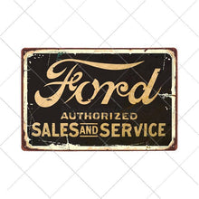 Load image into Gallery viewer, Vintage Parking Only Metal Tin Sign Rusty Car Poster Retro Garage Plaque Decorative Plate
