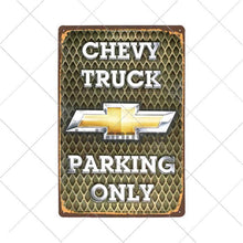 Load image into Gallery viewer, Vintage Parking Only Metal Tin Sign Rusty Car Poster Retro Garage Plaque Decorative Plate
