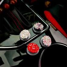 Load image into Gallery viewer, 2 Pcs Bling Rhinestone Car Hooks Storage Organizer Clips For Car Interior Parts Auto Accessories Decoration For Women Stickers
