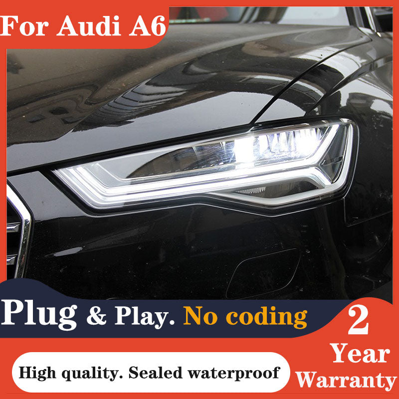 Car Styling Head Lamp For Audi A6 LED  2012bly Auto Retrofit Accessories